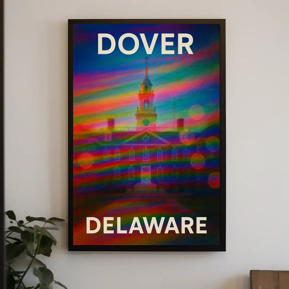 Charming Dover Delaware Scenic Travel Photography Realism Vibrant Wall Decor Poster