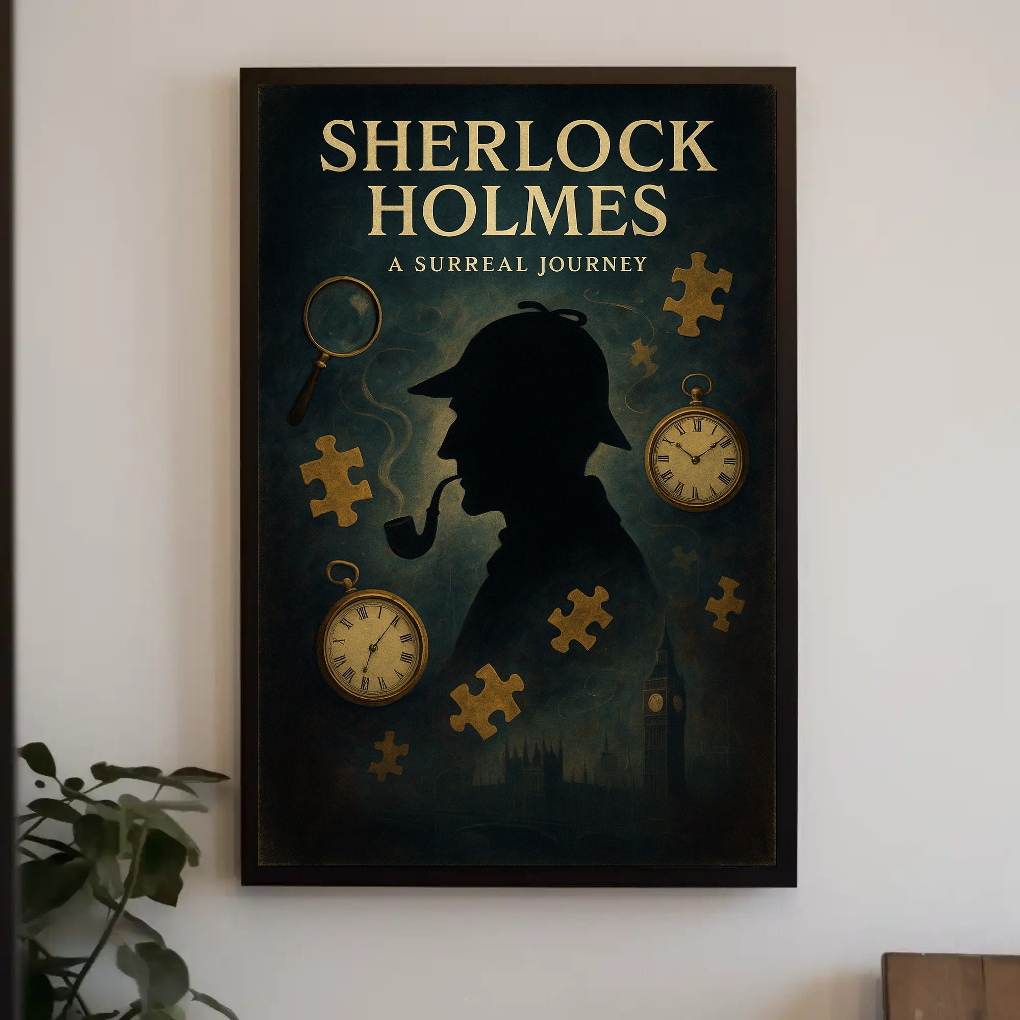 Sherlock Holmes  A Surreal Journey Poster PosterGoat