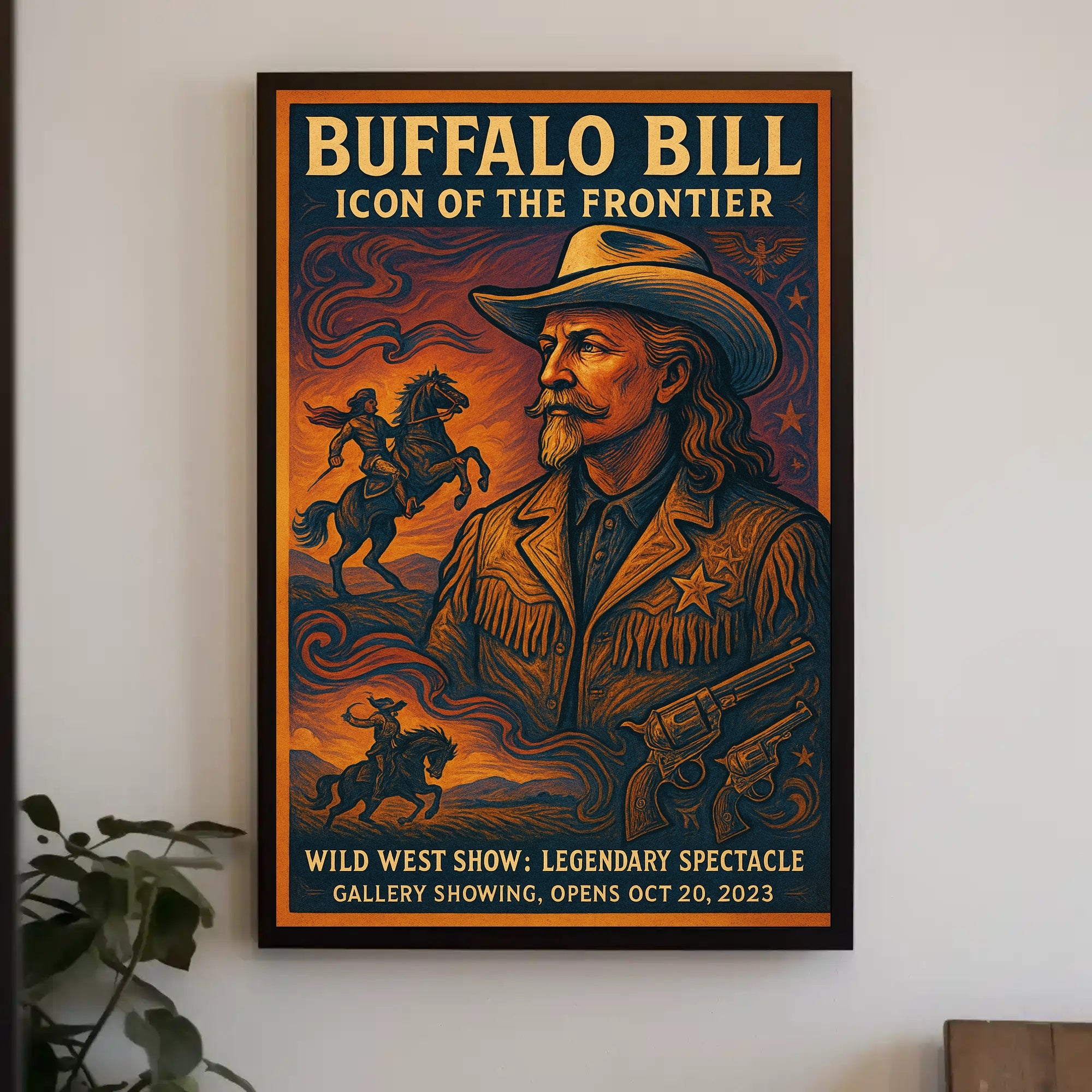 Buffalo Bill's Wild West Adventure Vintage Cultural or Heritage Poster