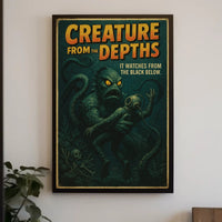 Creature from the Depths Fantasy or Mythology Poster