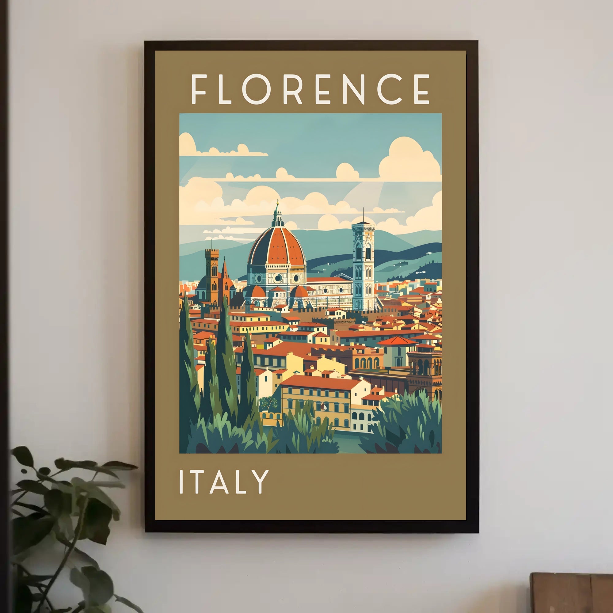 Florence, Italy Travel Poster