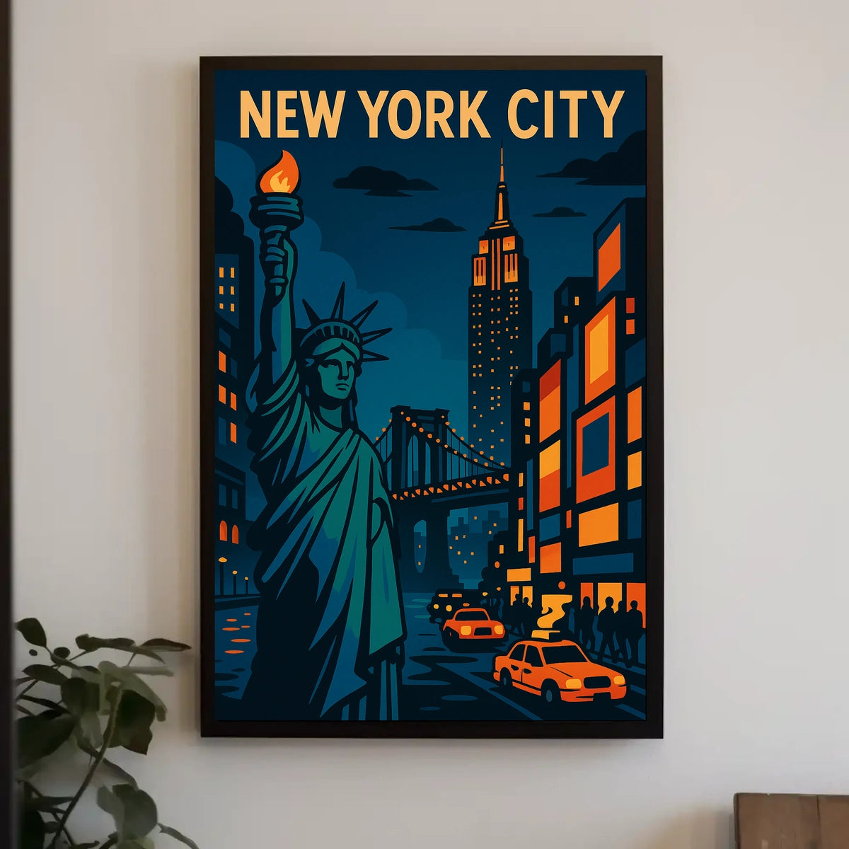 New York City Skyline Poster