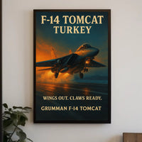 F-14 Tomcat Fighter Jet Poster