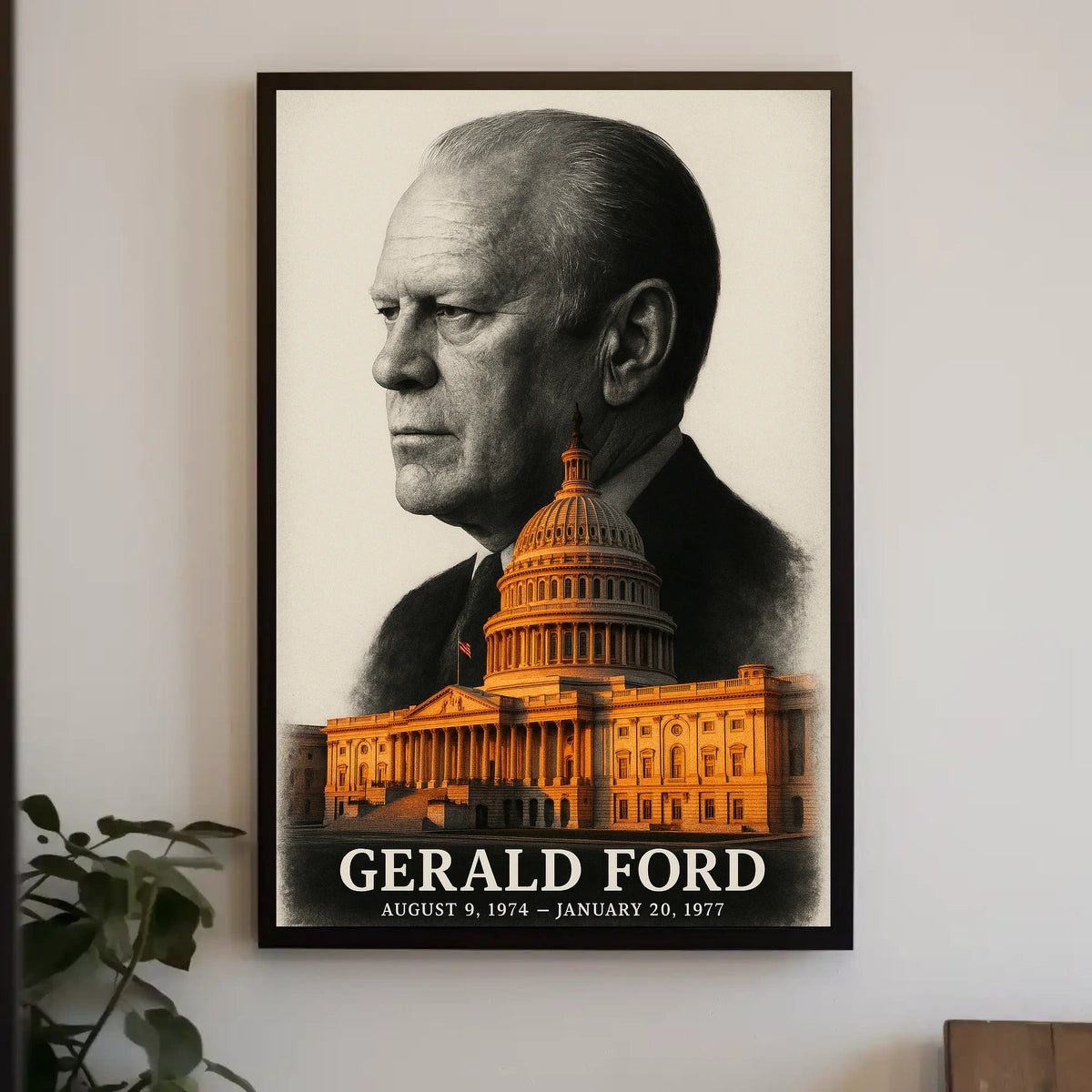 Gerald Ford 38th President of the United States Reflections Poster