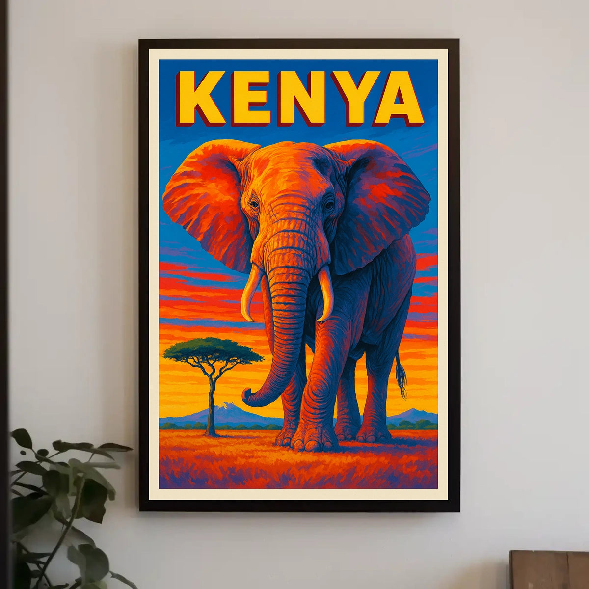 Majestic Kenya Poster