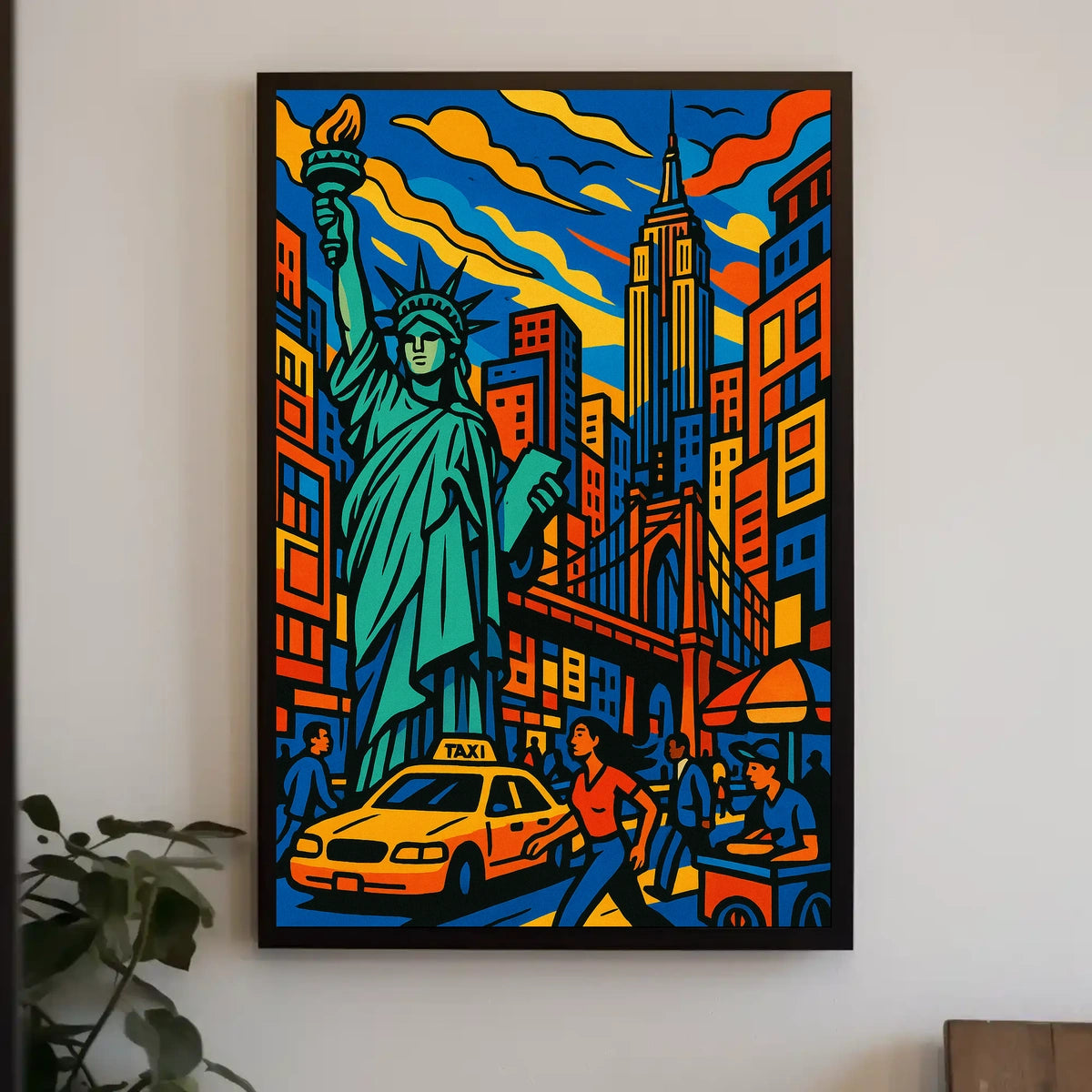 Vibrant New York City Poster