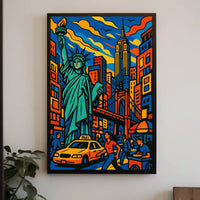 Vibrant New York City Poster