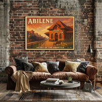 Abilene Heart of the Frontier Poster Print