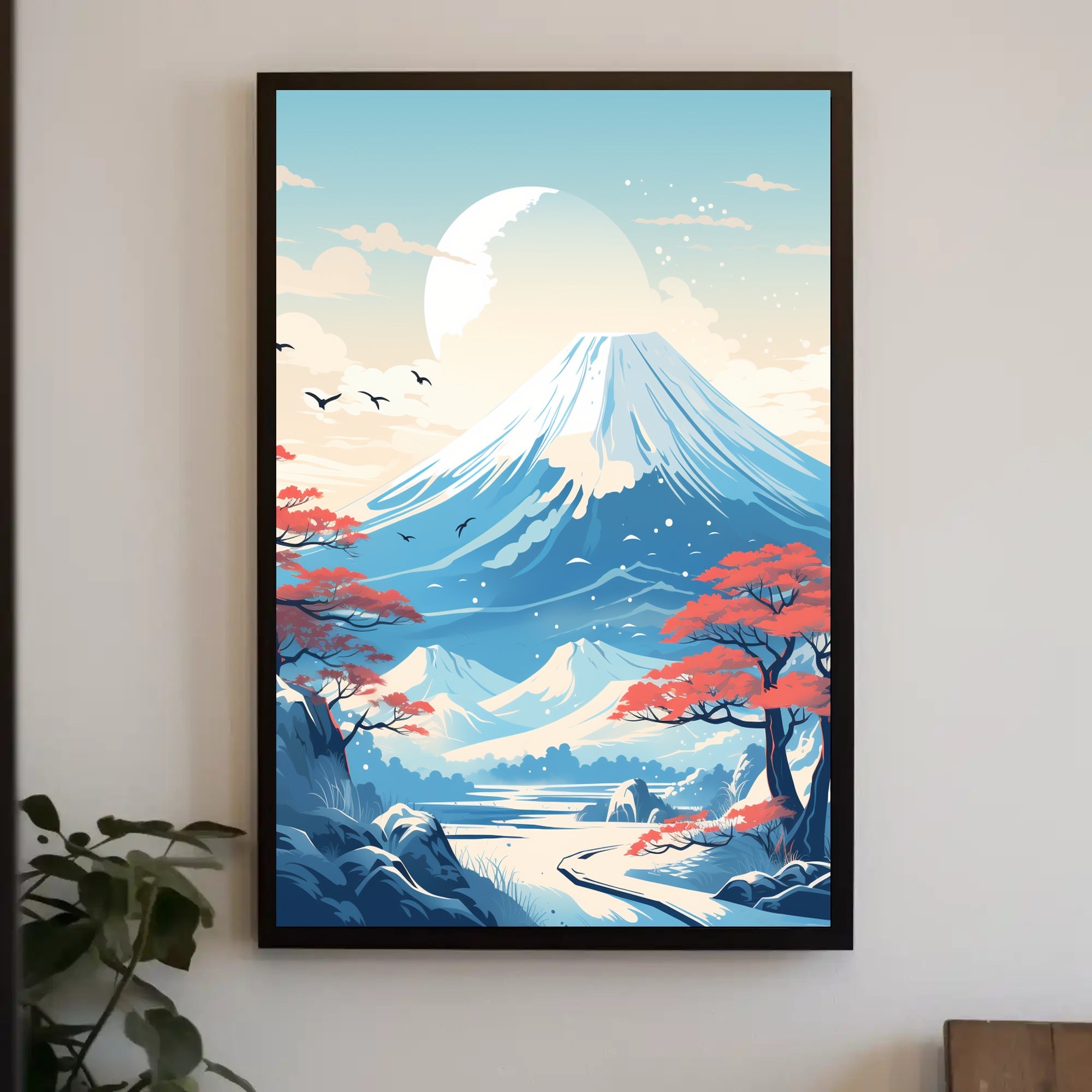 Tranquil Mountain Landscape Poster