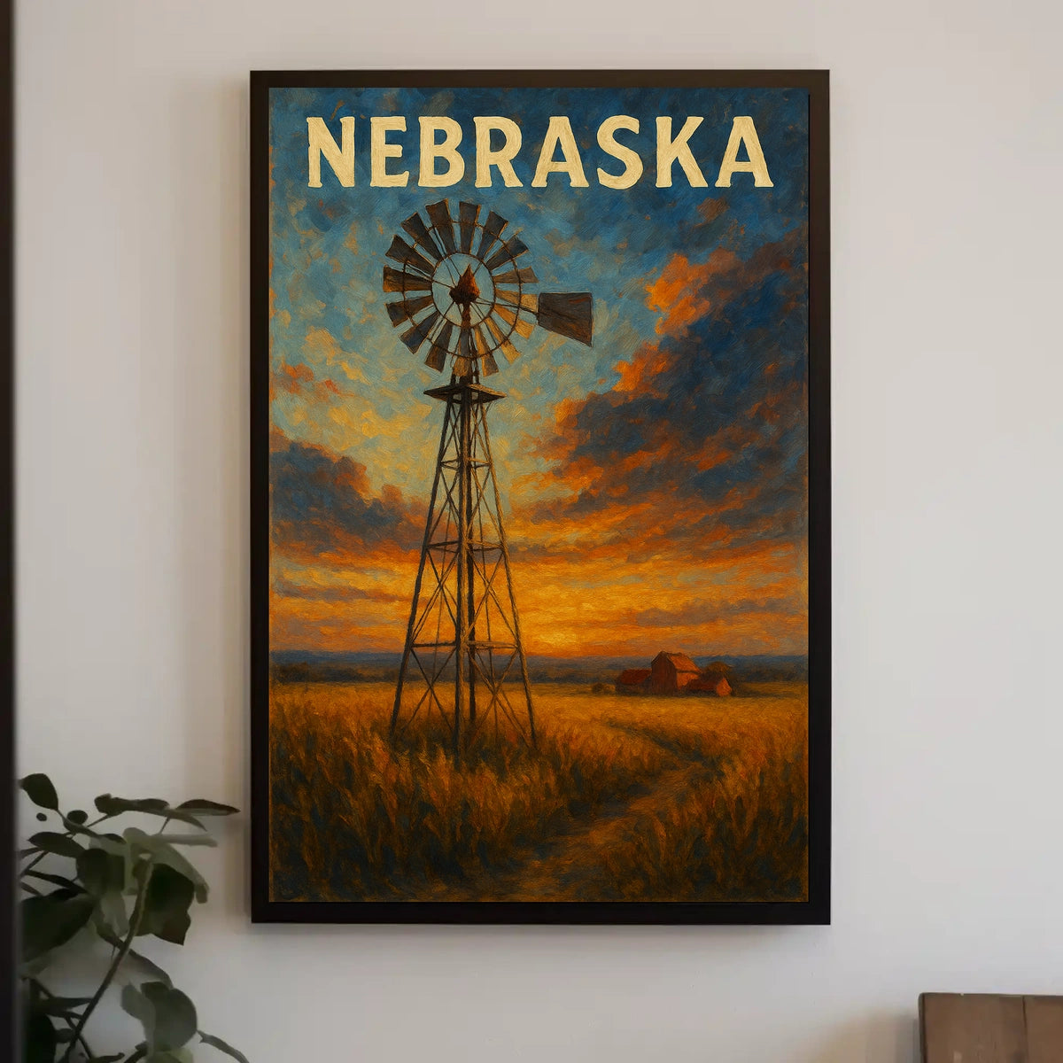 Nebraska Landscape Poster