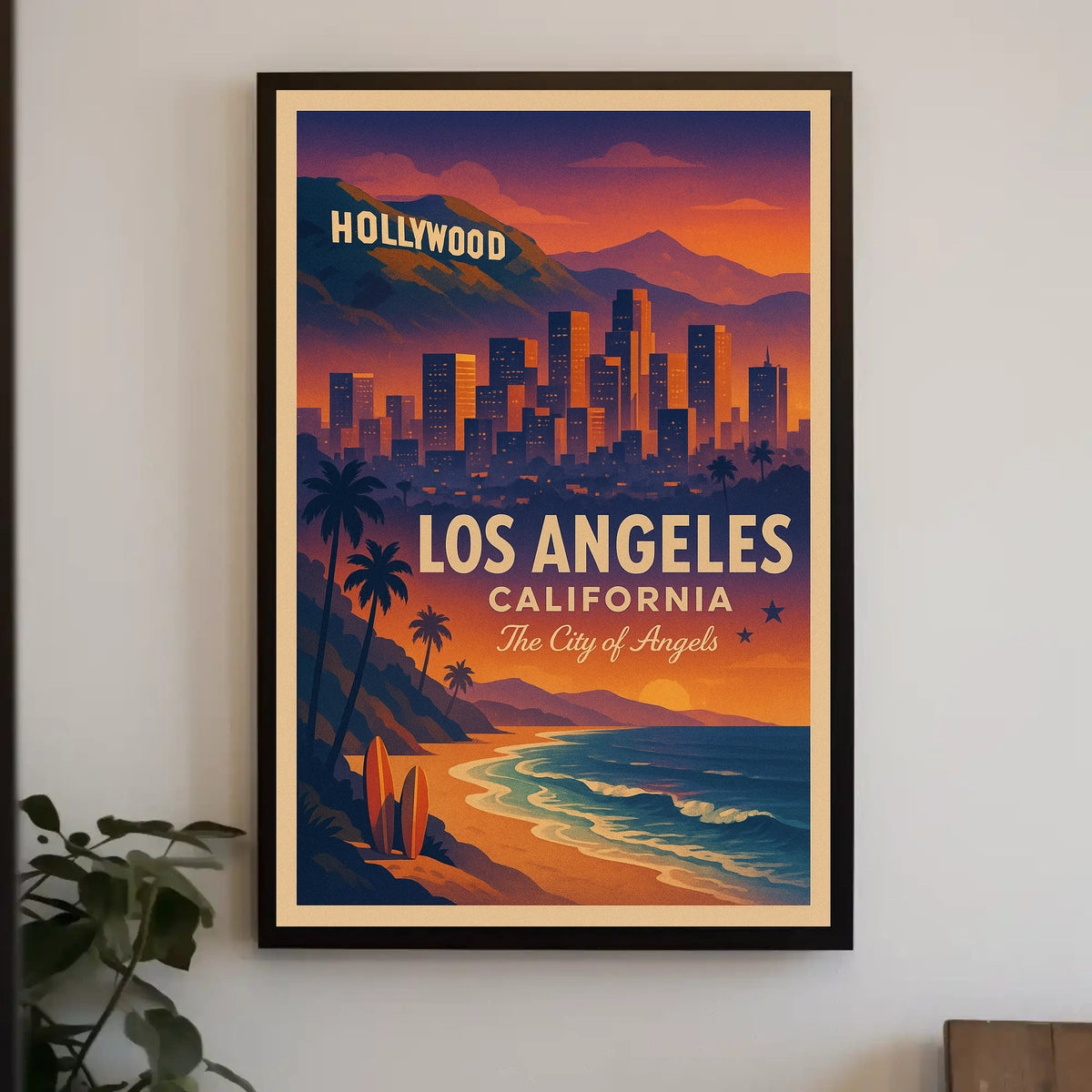 Los Angeles The City of Angels Poster