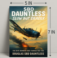 Douglas SBD Dauntless The Dive Bomber Poster PosterGoat
