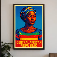 Central African Republic Cultural Poster