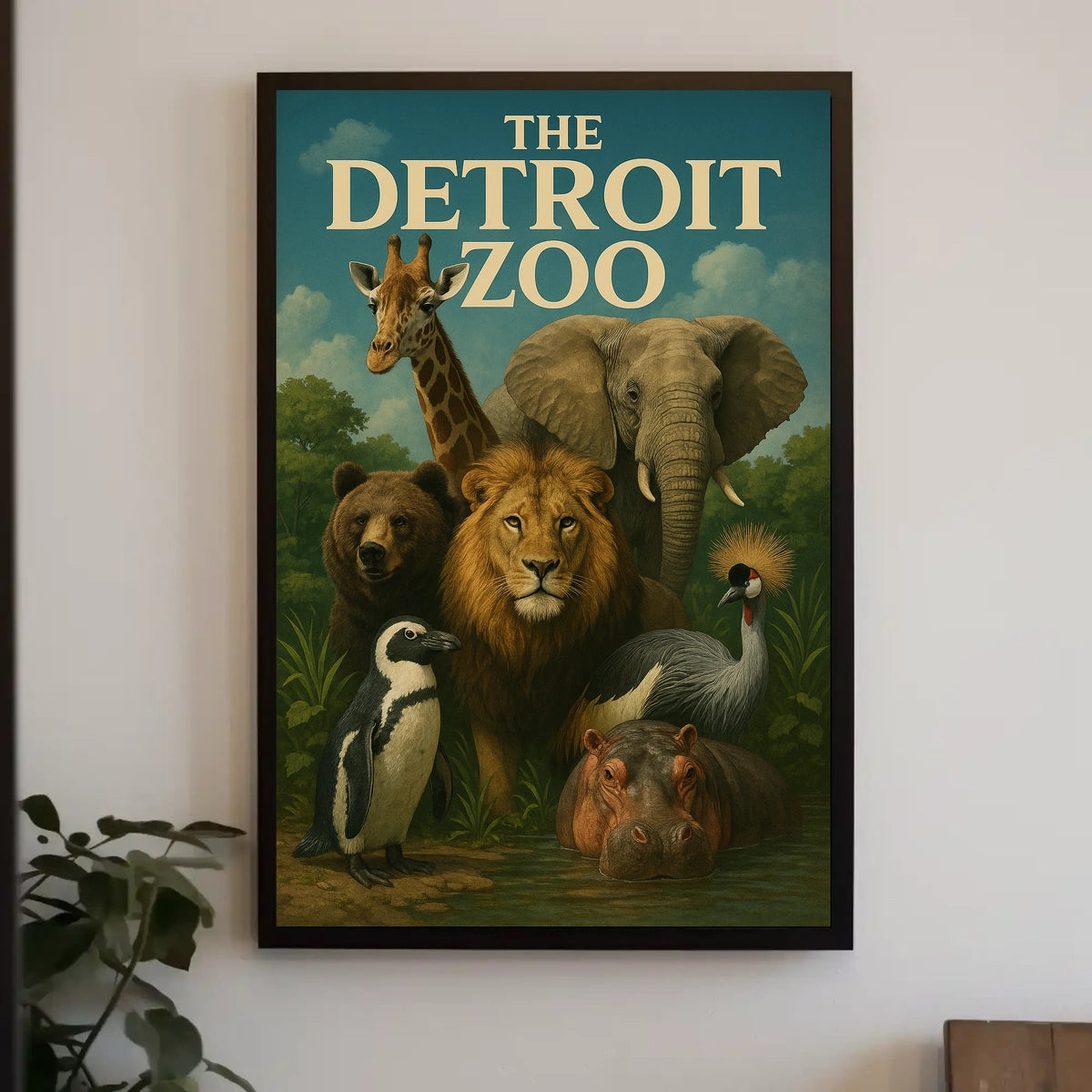 The Detroit Zoo Poster