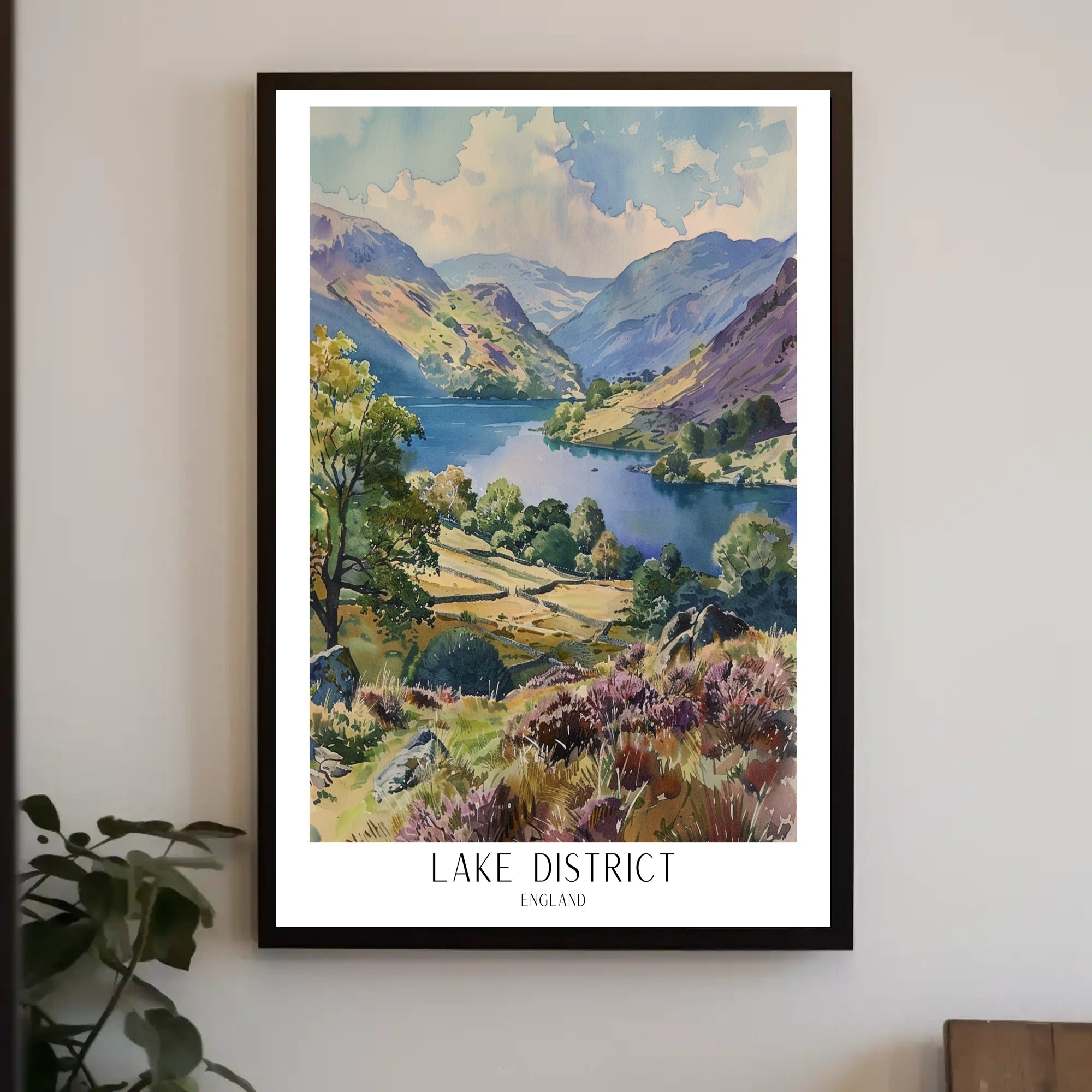 Lake District Beauty Travel Poster PosterGoat