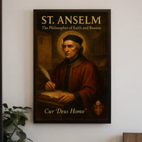 St. Anselm Faith Reason Religious Cultural Heritage Poster PosterGoat