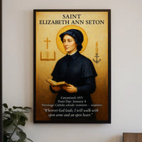 Saint Elizabeth Ann Seton Poster PosterGoat