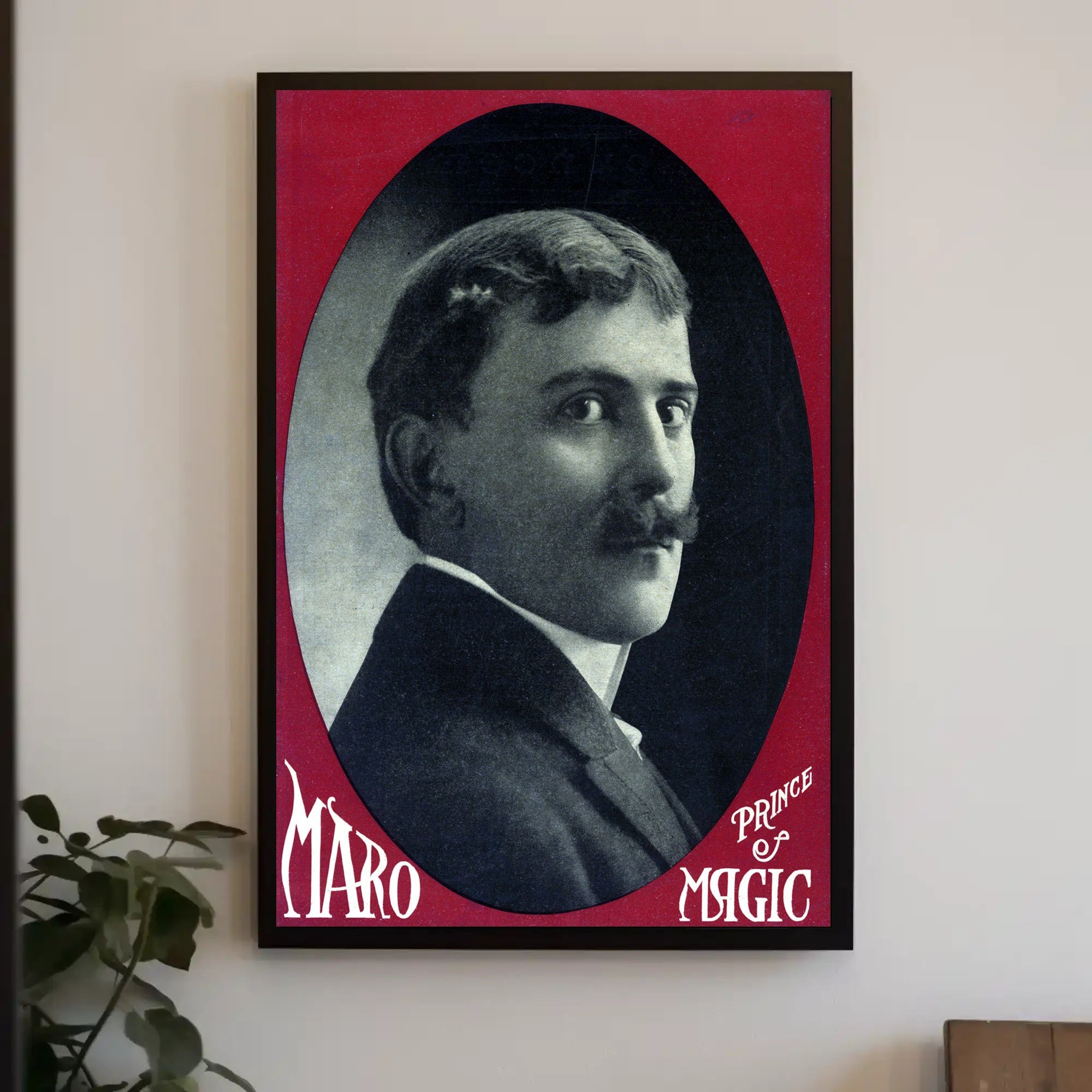 Maro Magic Vintage Entertainer Historical or Presidential Poster