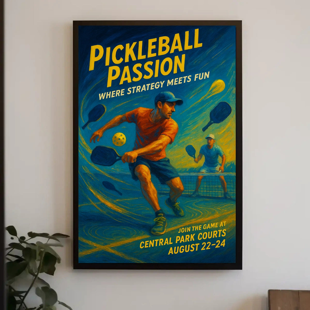 Pickleball Passion Poster
