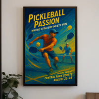 Pickleball Passion Poster