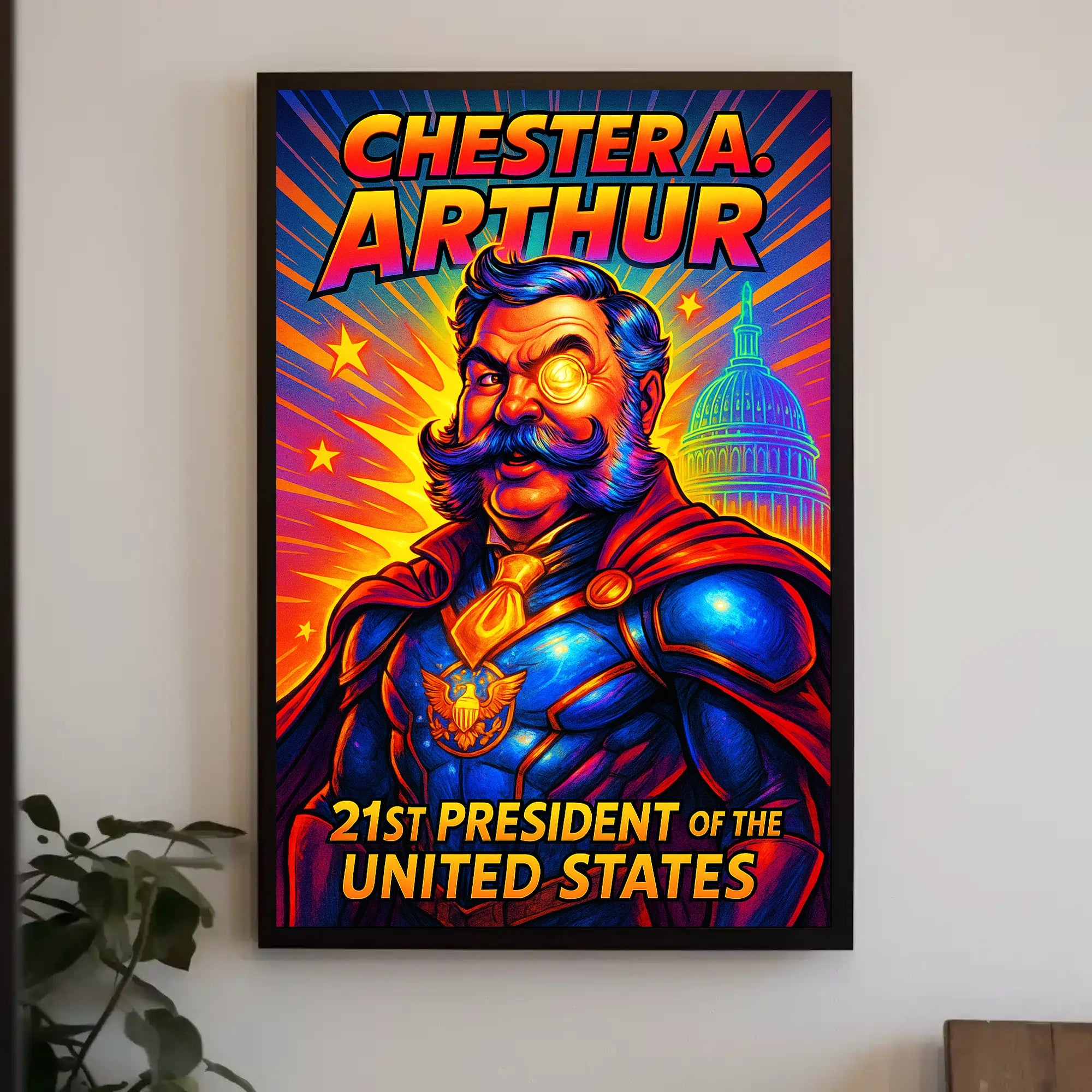 Chester A. Arthur 21st President Poster PosterGoat
