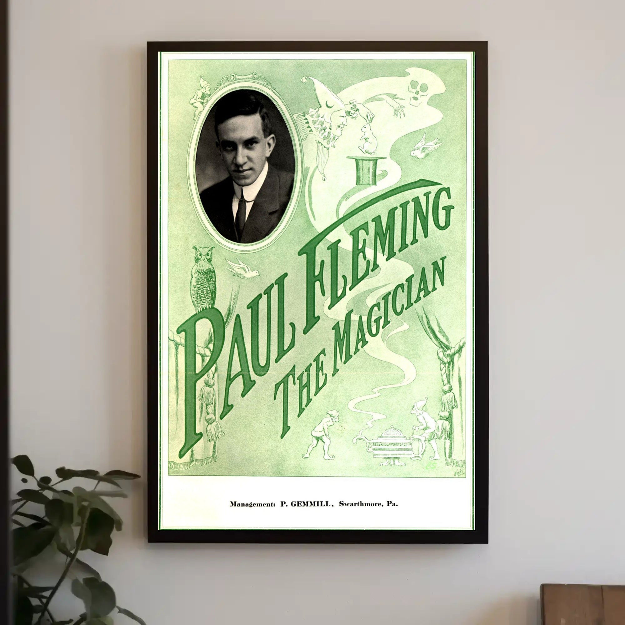 Paul Fleming Vintage Magic Poster - Abstract, Artistic Poster