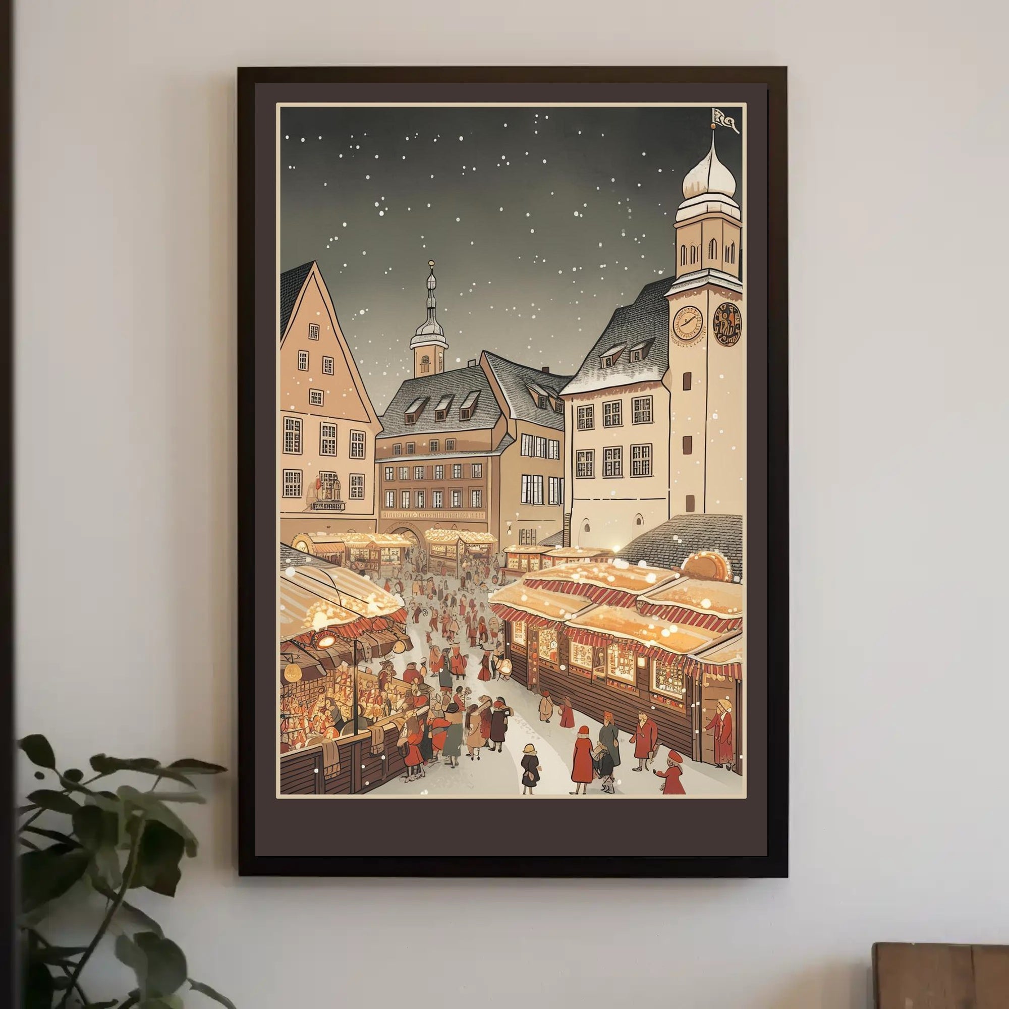 Winter Market Wonderland Poster