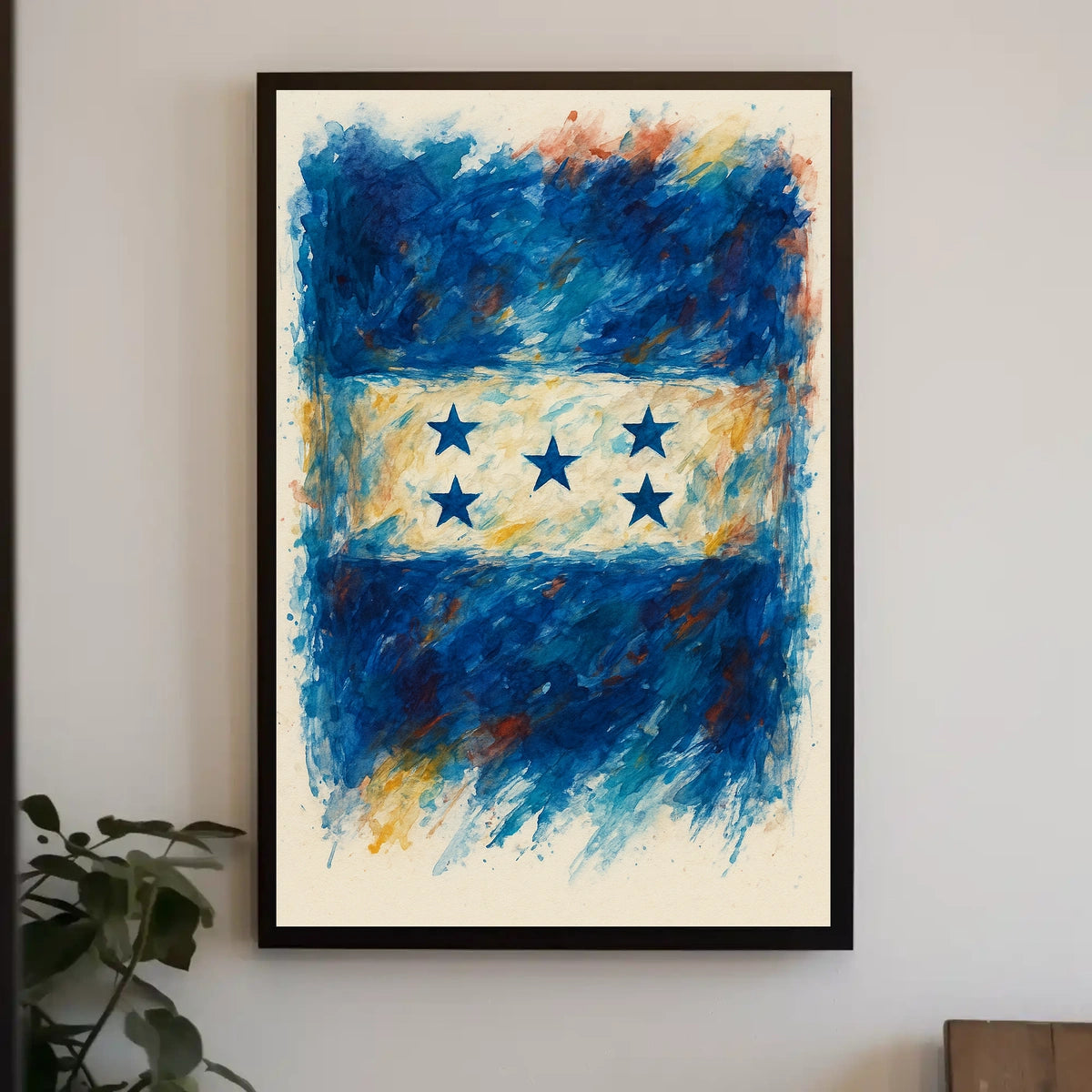 Abstract Stars and Stripes Poster
