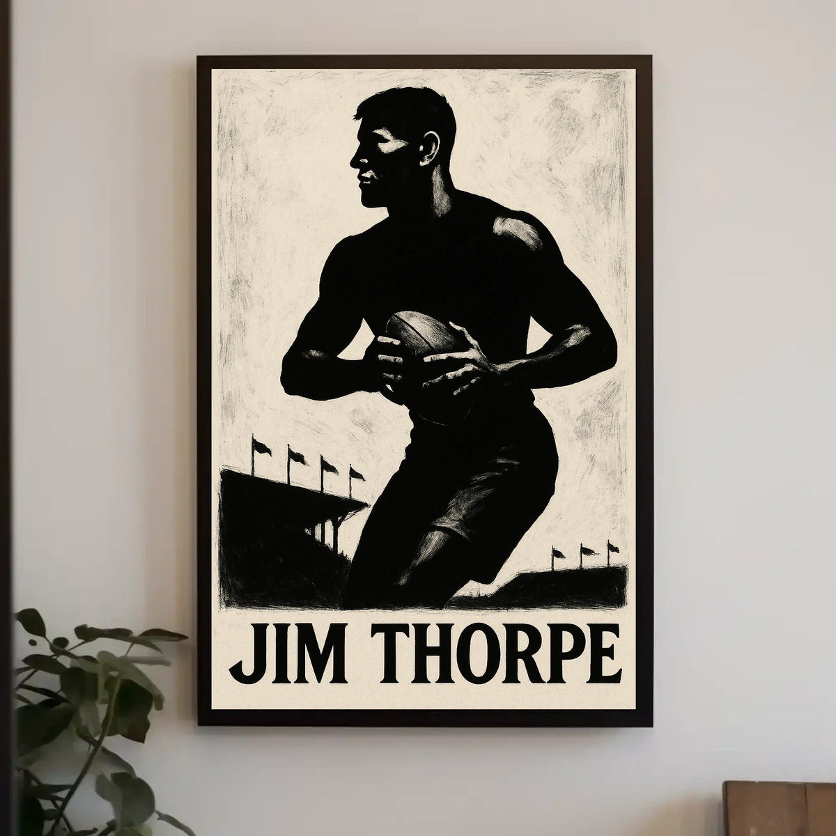 Jim Thorpe Athletic Icon Poster