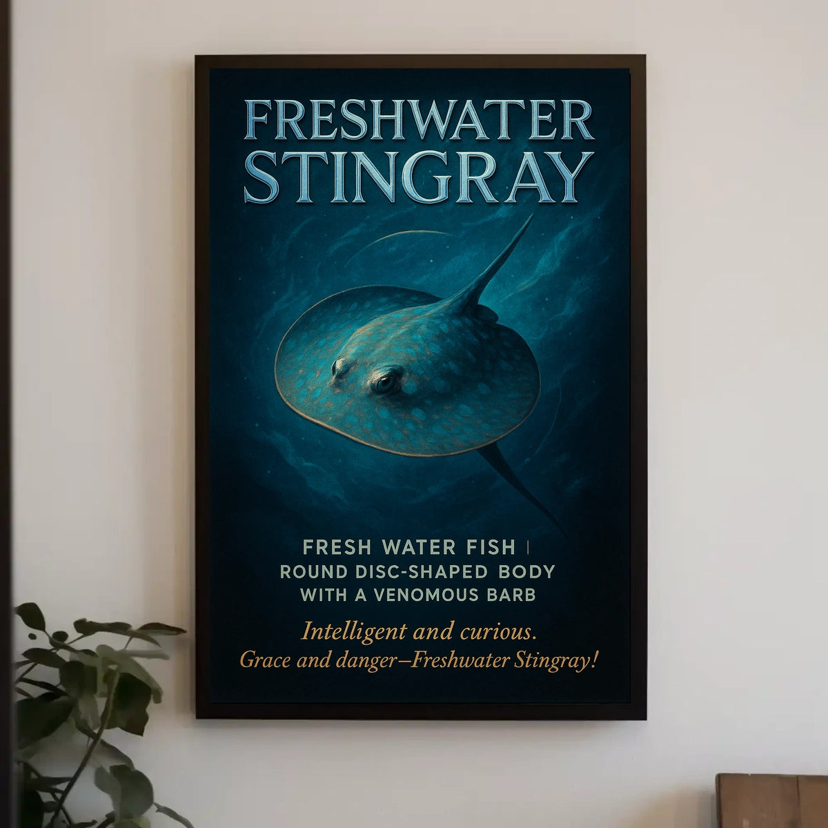 Freshwater Stingray Poster