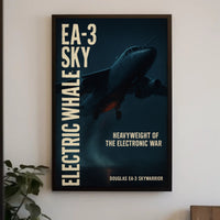 Douglas EA-3 Skywarrior Aircraft Military Recruitment Poster