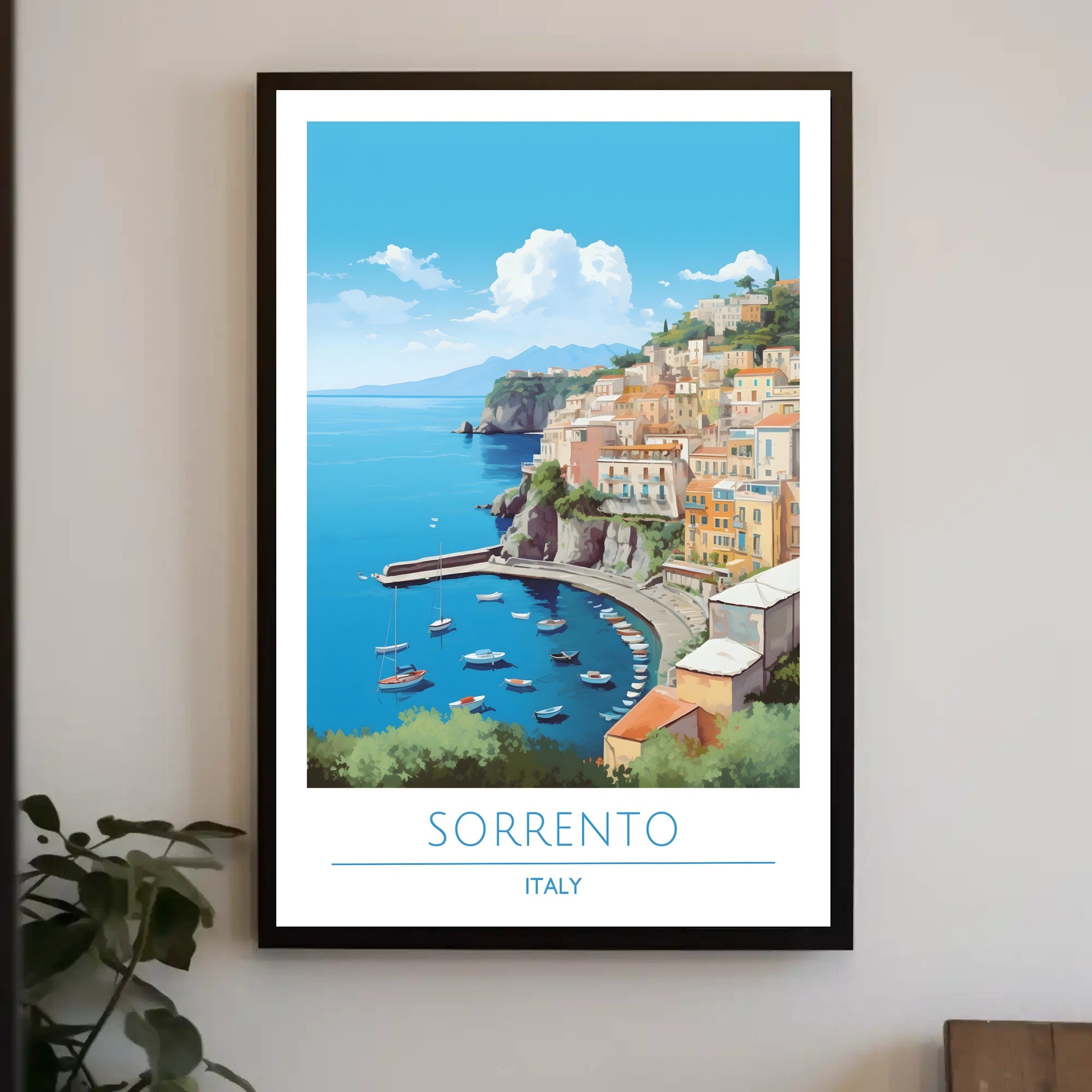 Sorrento Seaside Escape Travel Poster