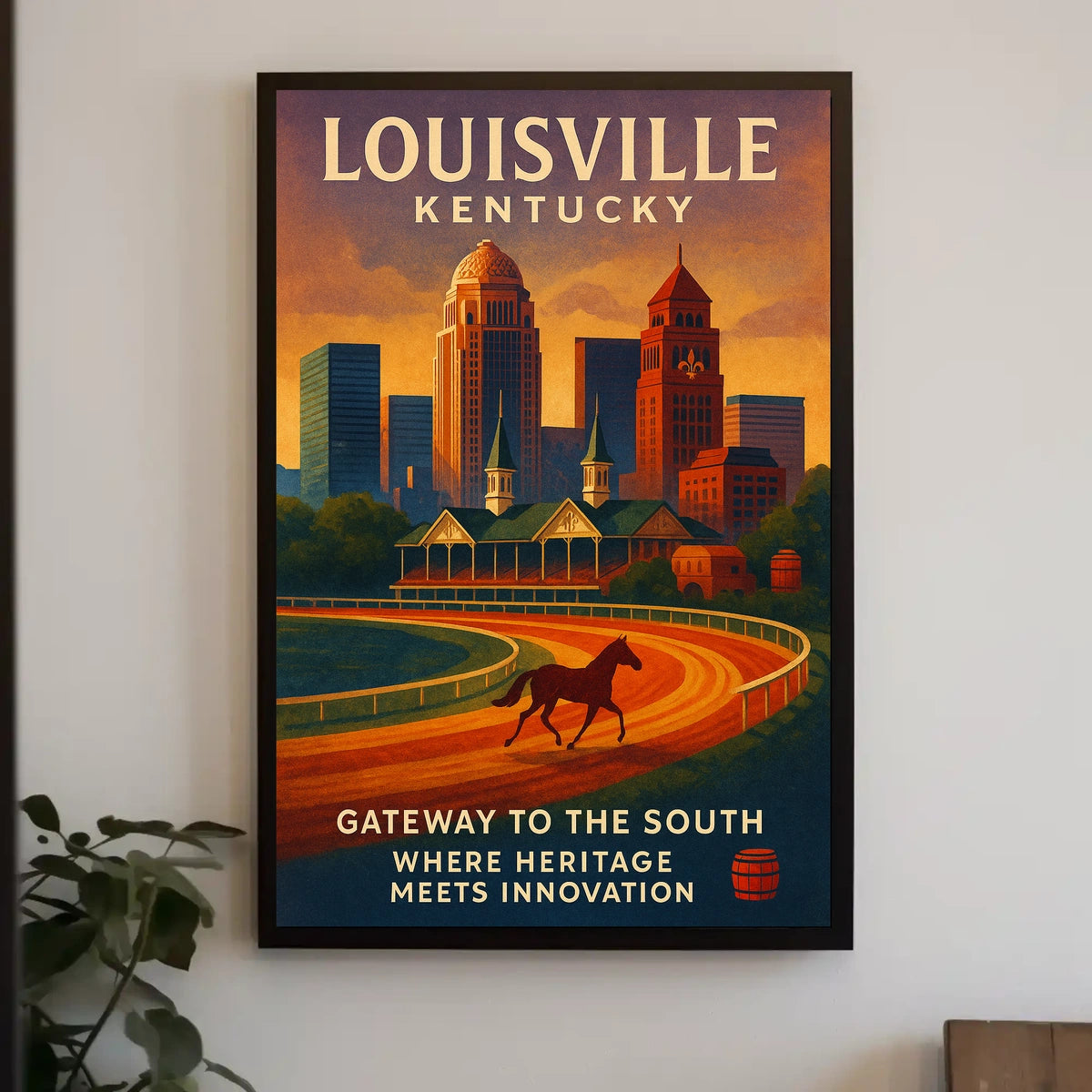 Gateway to the South Louisville, Kentucky Poster