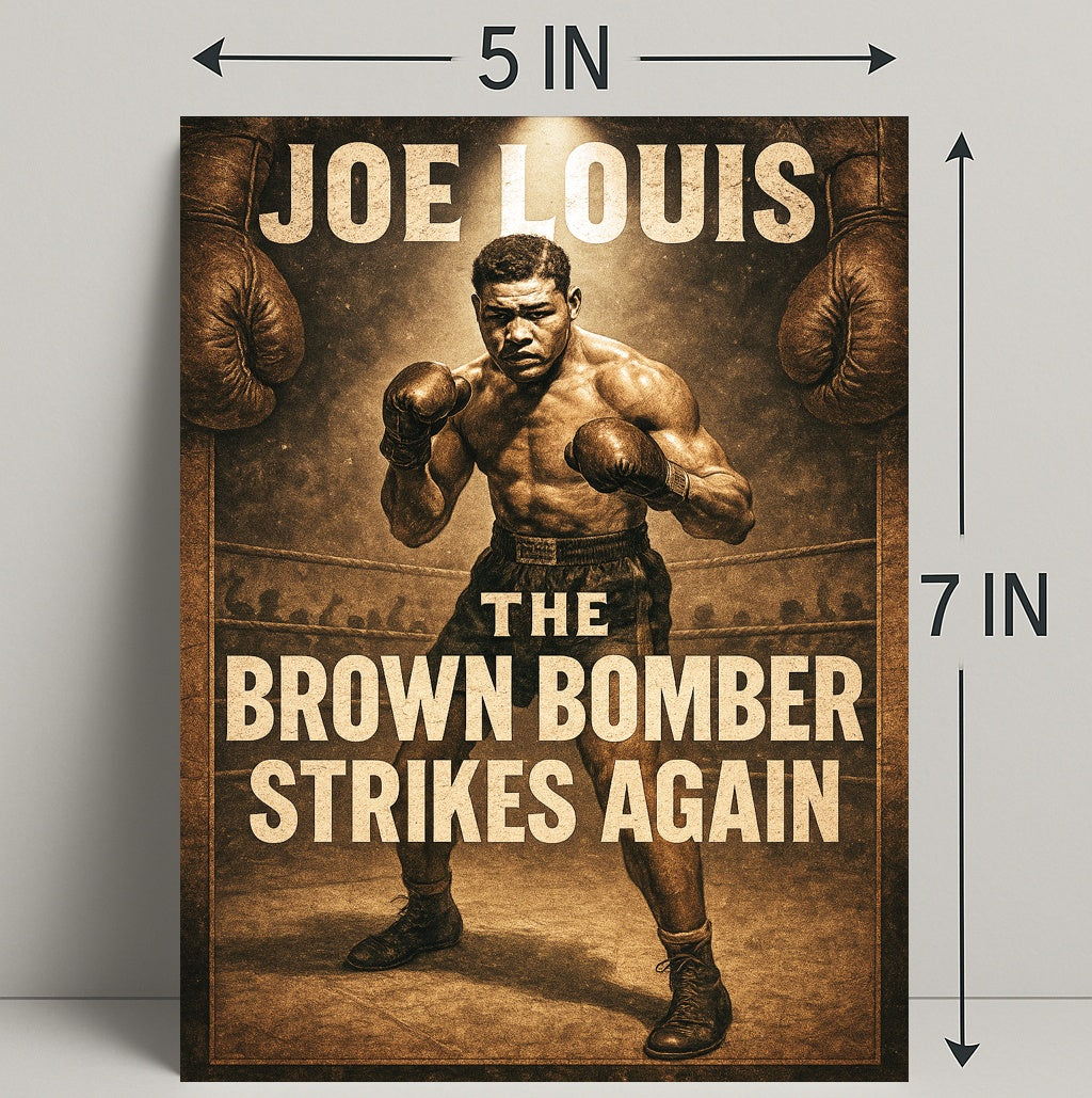 Joe Louis The Brown Bomber Poster PosterGoat