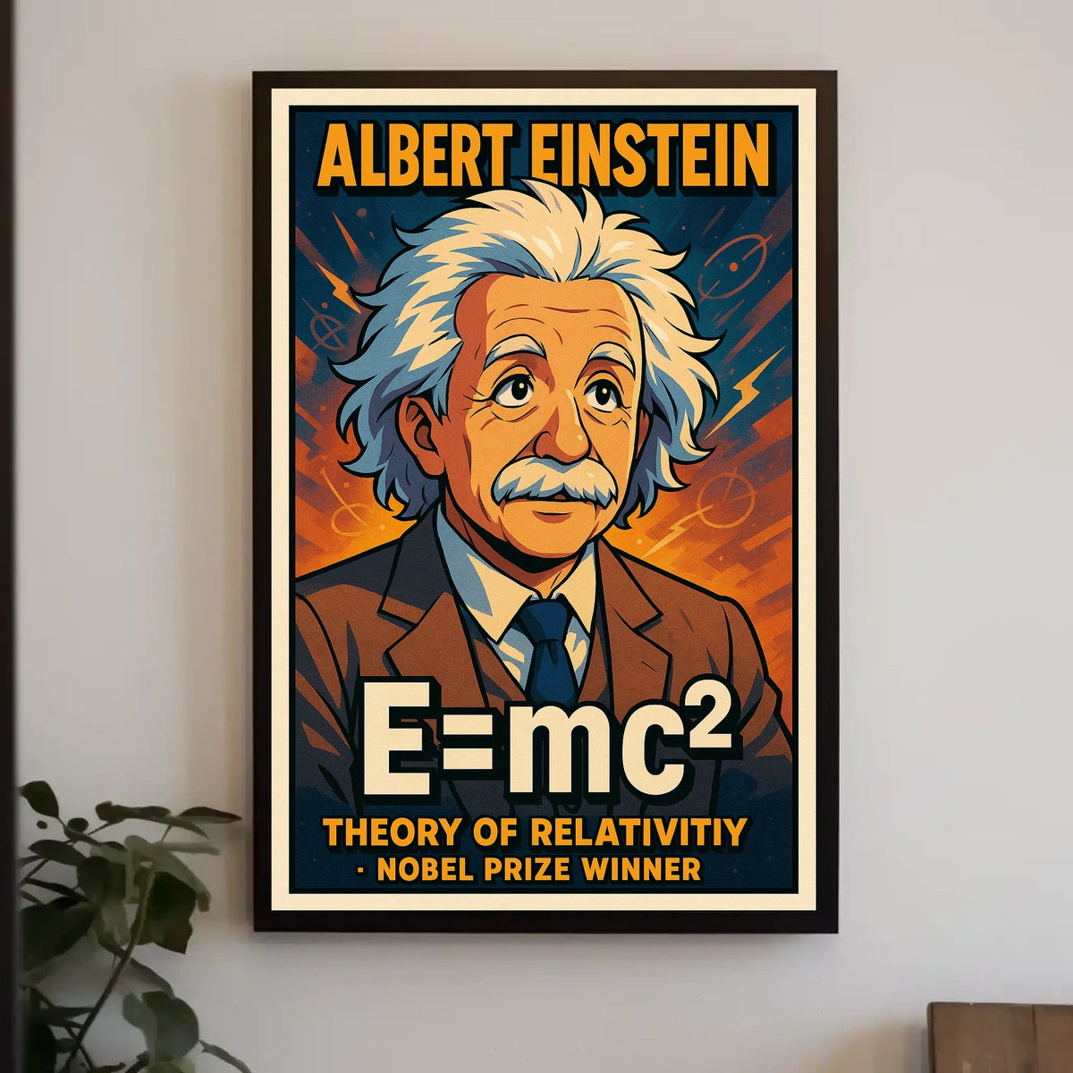 Albert Einstein Theory Of Relativity Poster