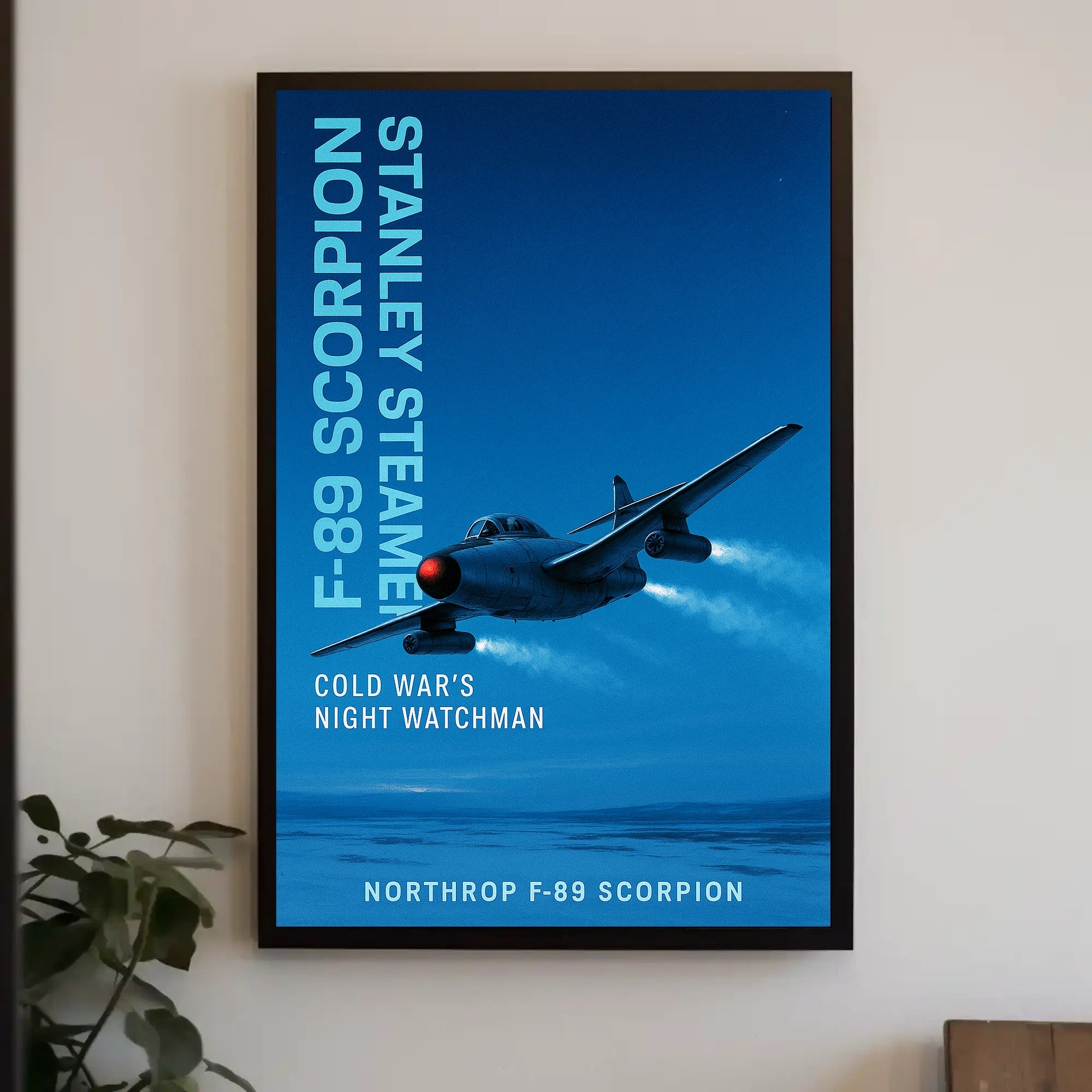Northrop F-89 Scorpion Cold War's Night Watchman Poster PosterGoat