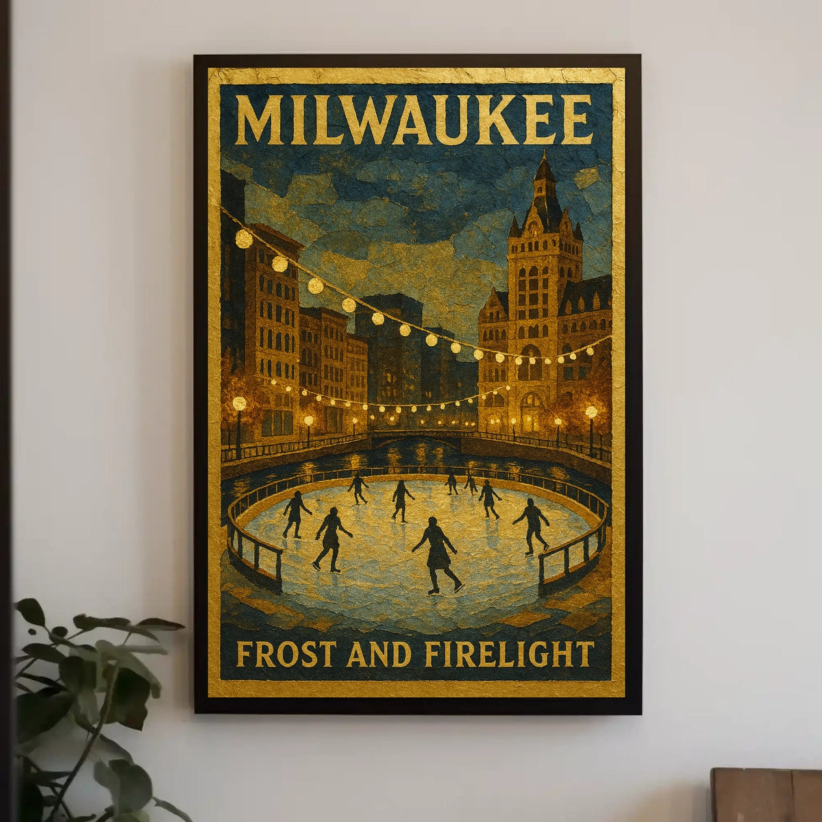 Milwaukee Frost And Firelight Poster