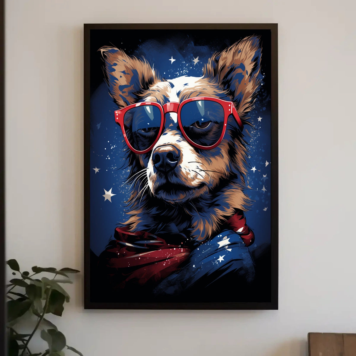 Patriotic Pooch Poster