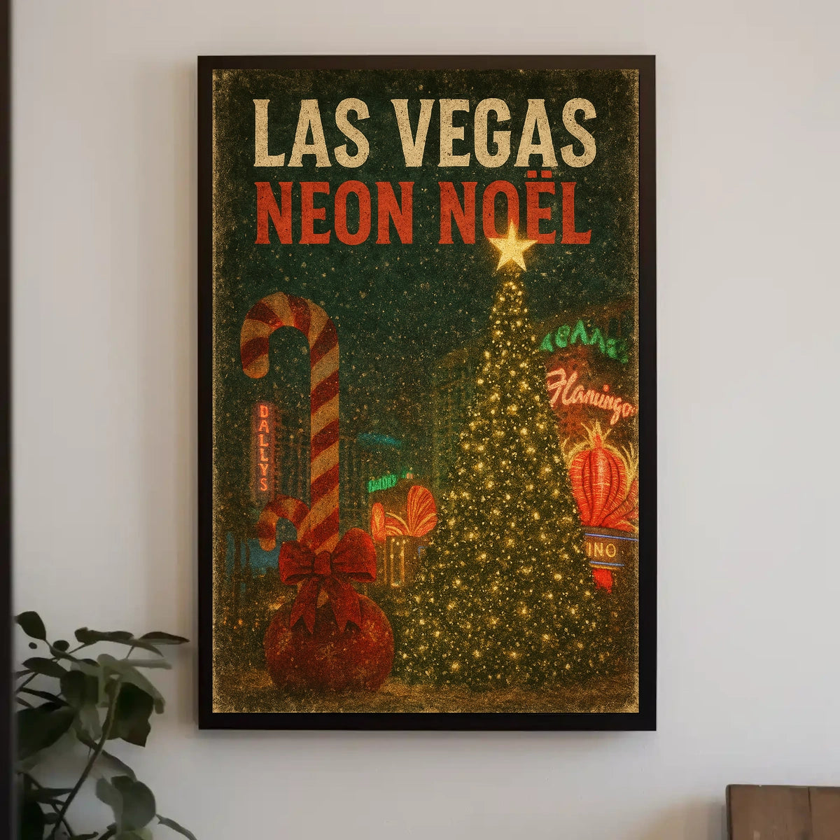 Las Vegas Neon Noƫl Poster