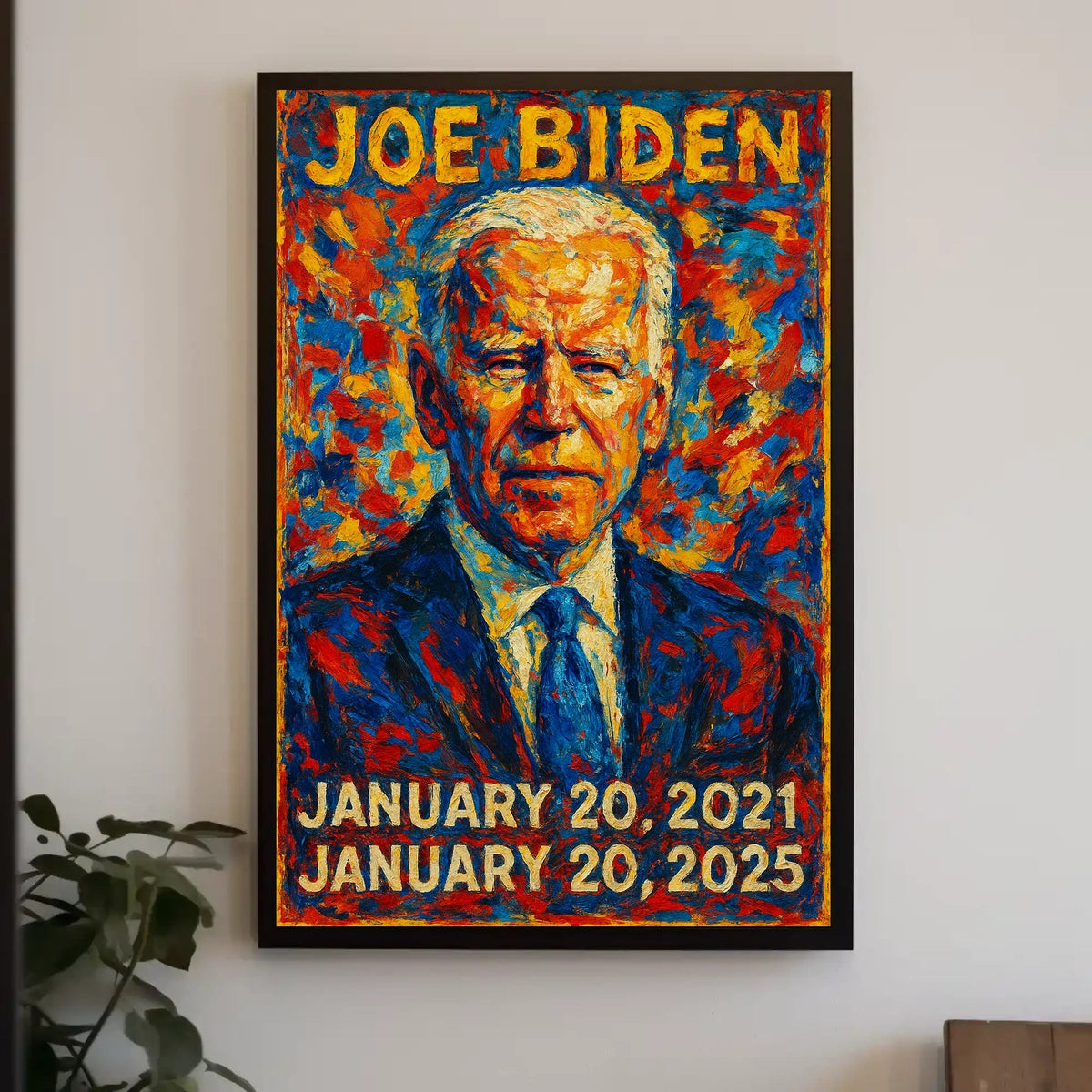 Joe Biden 46th President of the United States Glitch Hop Art Poster