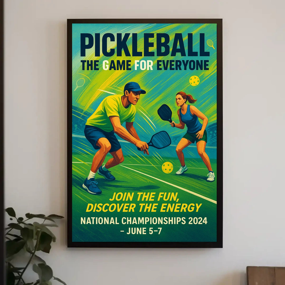 Pickleball National Championships 2024 Poster