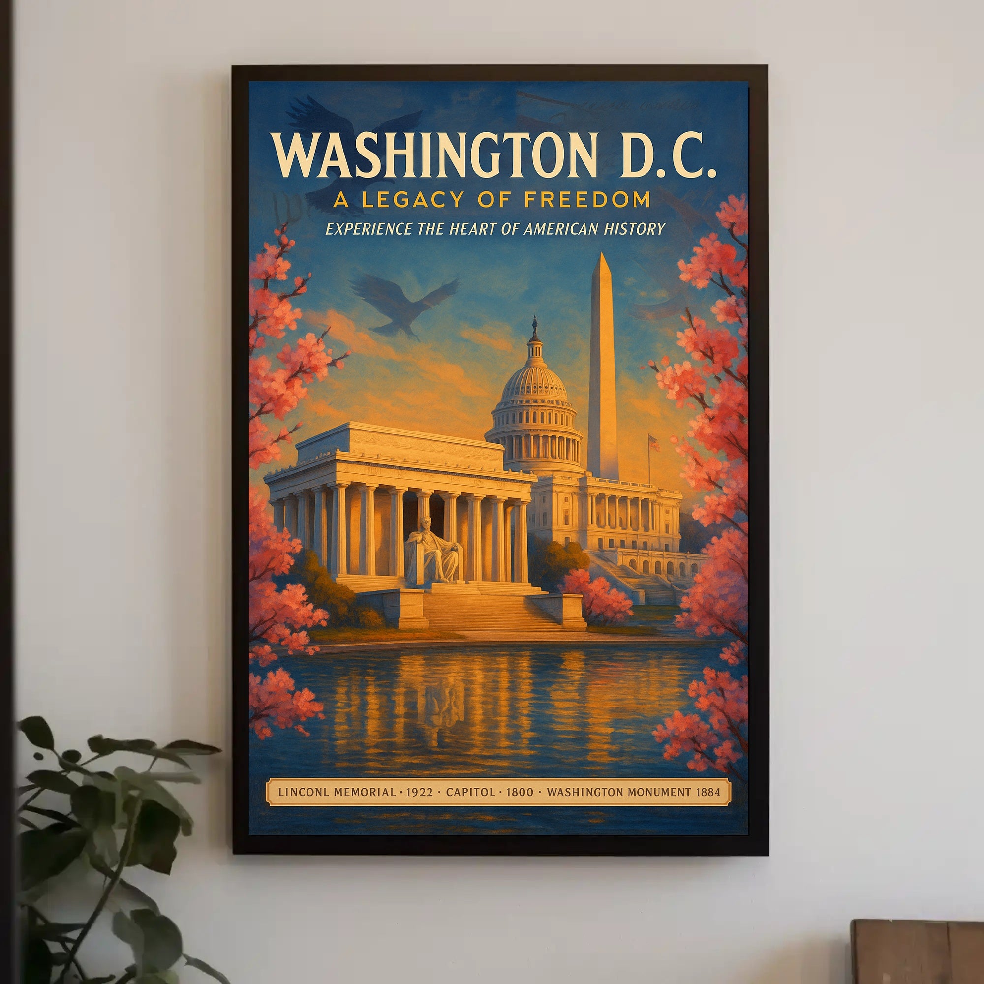 Washington D.C. A Legacy of Freedom Poster PosterGoat