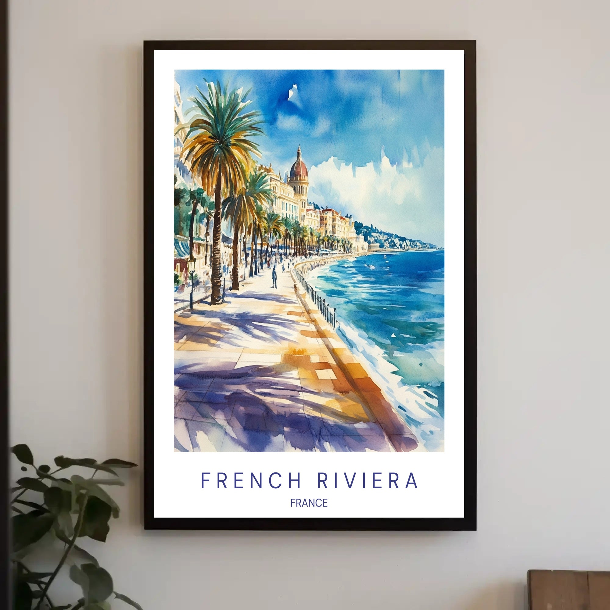 French Riviera Scenic View Poster PosterGoat