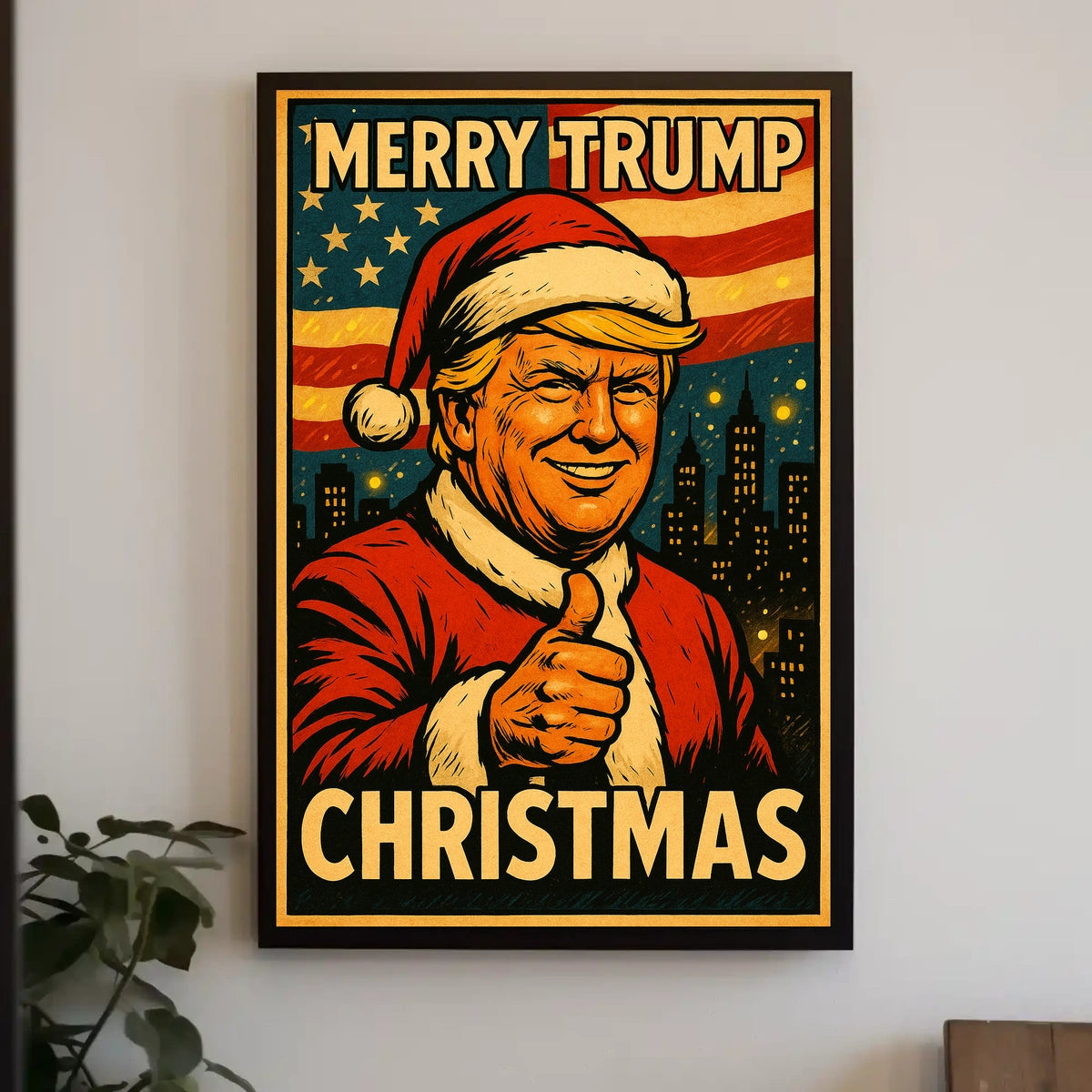 Merry Trump Christmas Poster