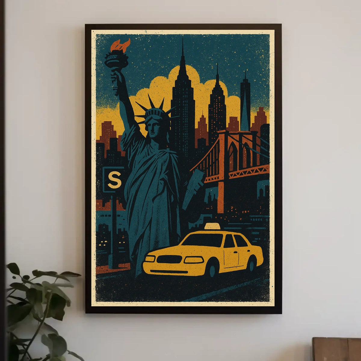 Iconic New York City Poster For Modern Home Decor Fans