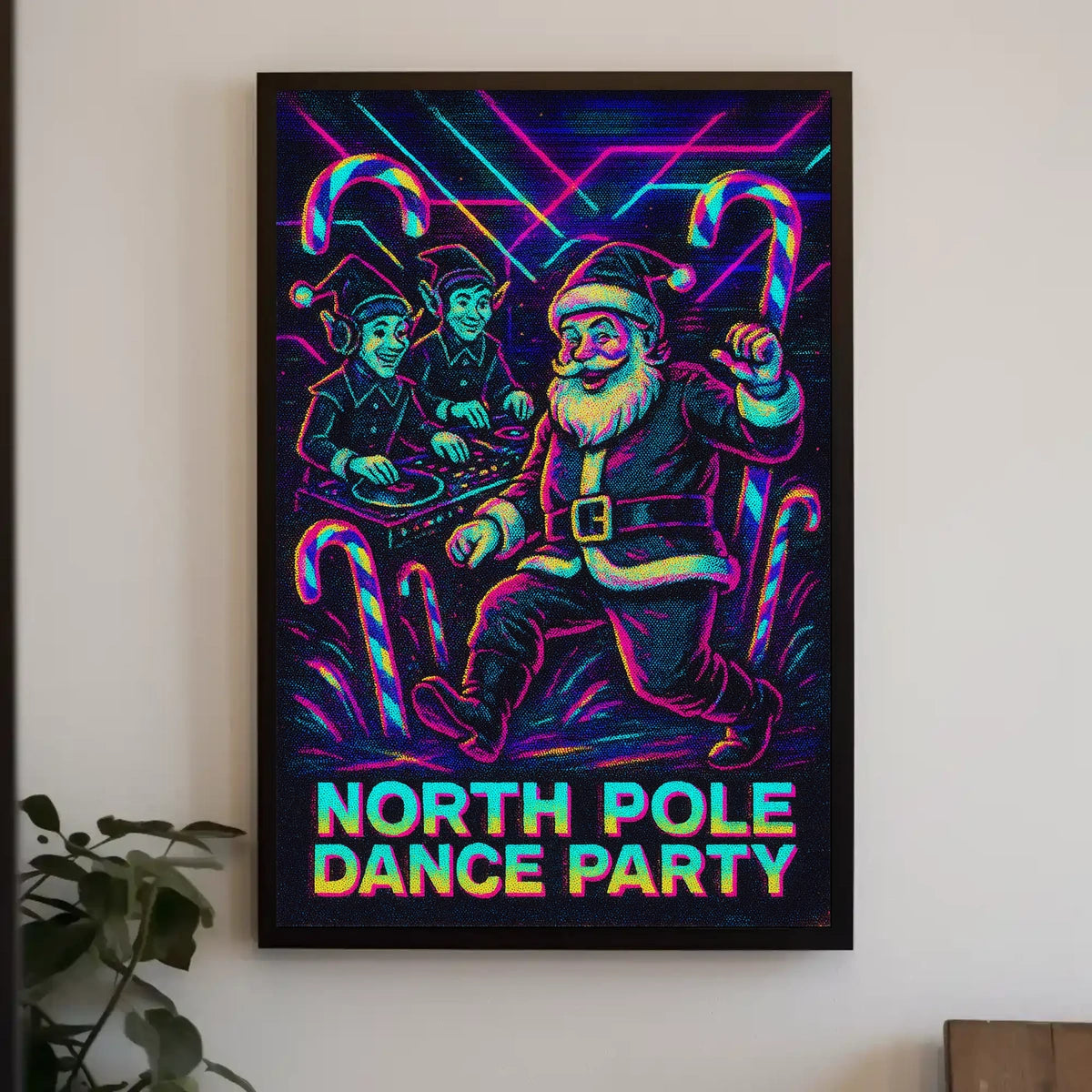 North Pole Dance Party Poster