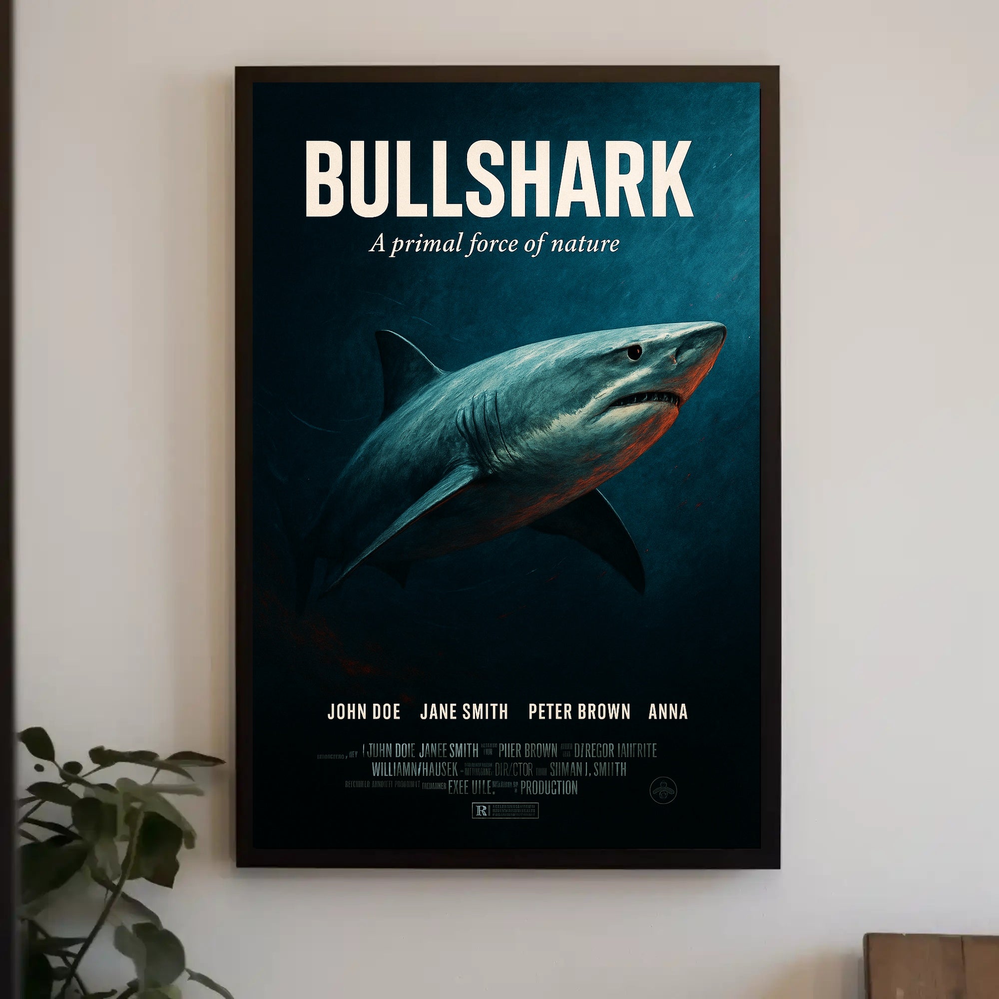 Bullshark A Primal Force of Nature Poster PosterGoat