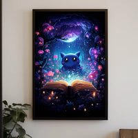 Enchanted Night Mystic Forest Surrealism Dreamers Poster