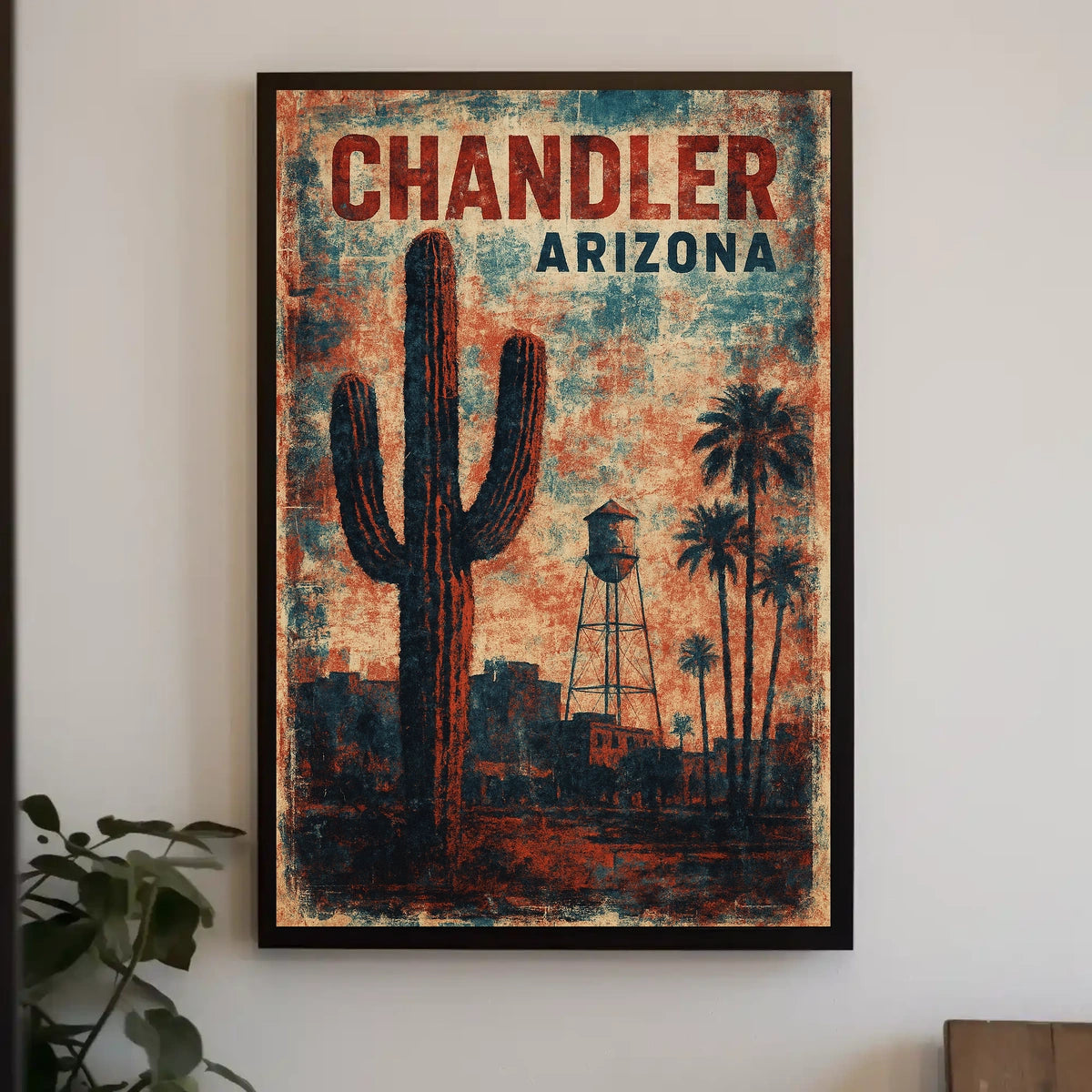 Chandler, Arizona Vintage Vintage Poster