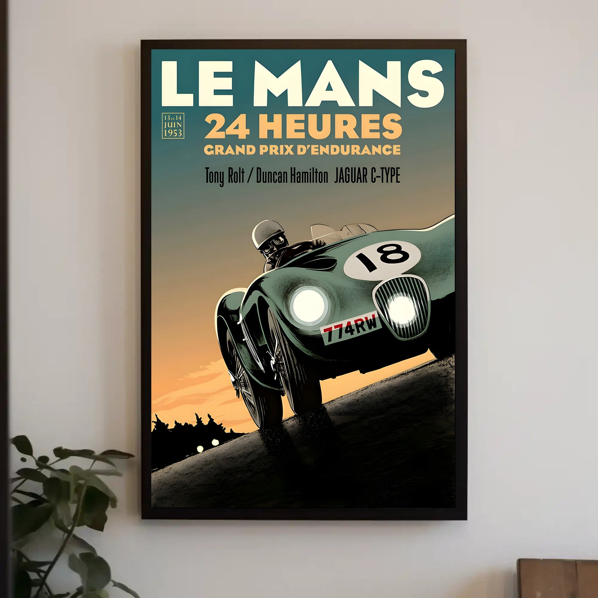 Le Mans 24 Heures 1953 Poster